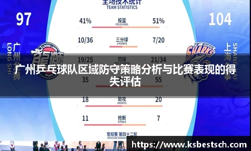 广州乒乓球队区域防守策略分析与比赛表现的得失评估